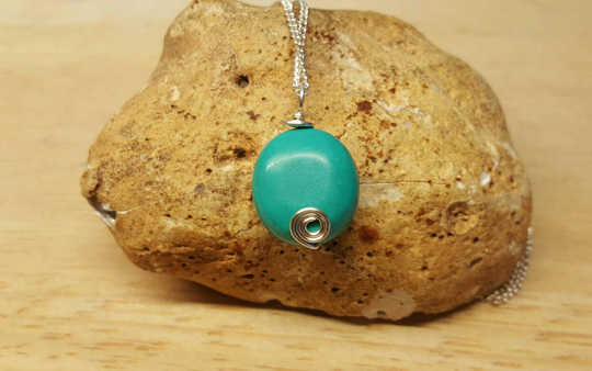 Genuine Turquoise pendant