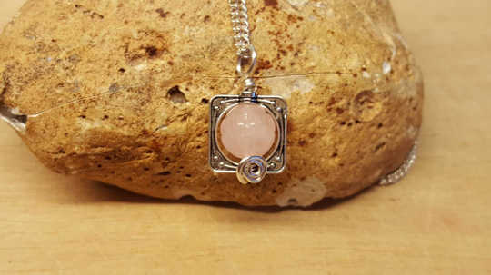 Small Rose Quartz Pendant