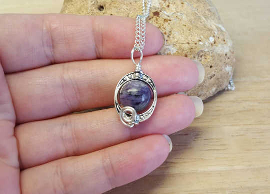 Small Purple Charoite pendant