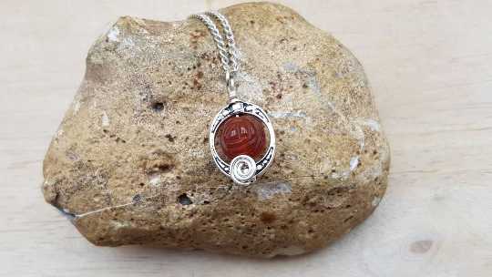 Small Carnelian pendant