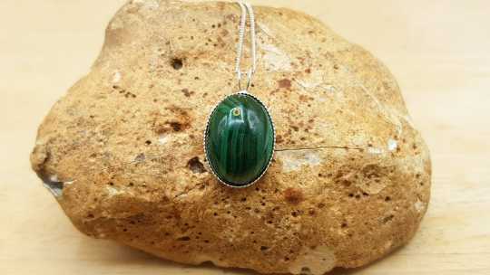 Malachite pendant