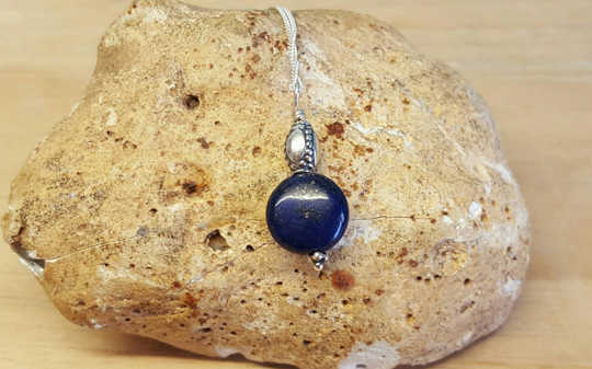 Sterling silver Lapis lazuli Pendant