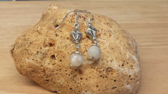 Moonstone earrings