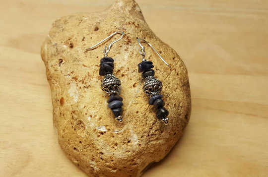 Blue Sapphire Earrings