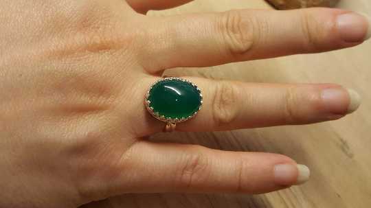 Green Onyx Ring