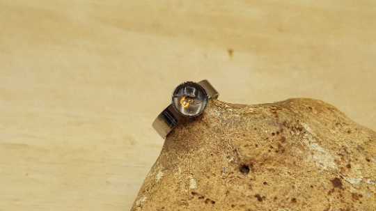 Hypoallergenic Smoky Quartz ring