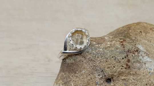 Citrine adjustable ring