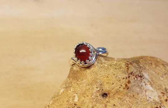 Red Garnet Ring