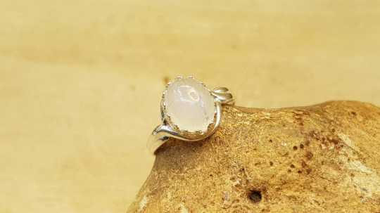 Rainbow moonstone Ring 10x8mm