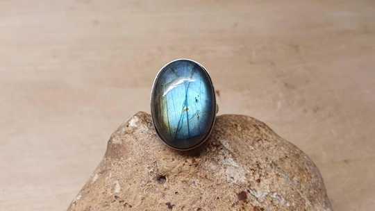 Large Labradorite ring.