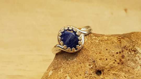 Sodalite ring 10x8mm