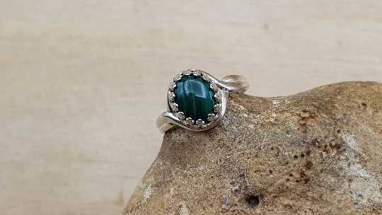 Green Malachite ring
