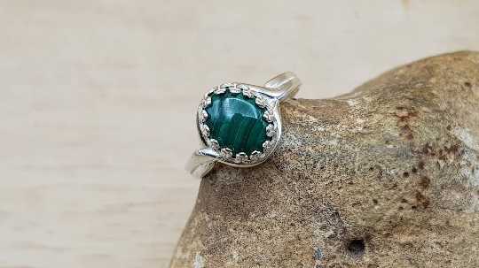 Green Malachite ring