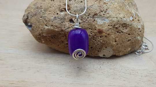 Purple Sugilite pendant.
