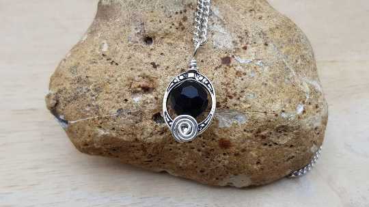 Small Black Onyx Pendant