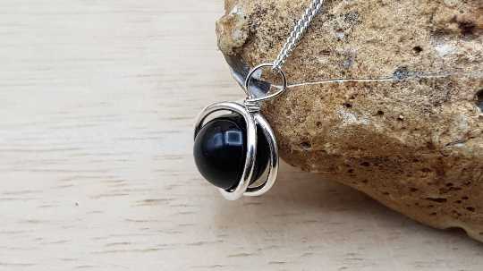 Rainbow Obsidian pendant