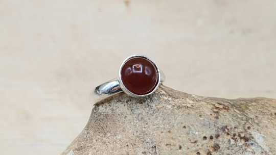 Minimalist Carnelian ring