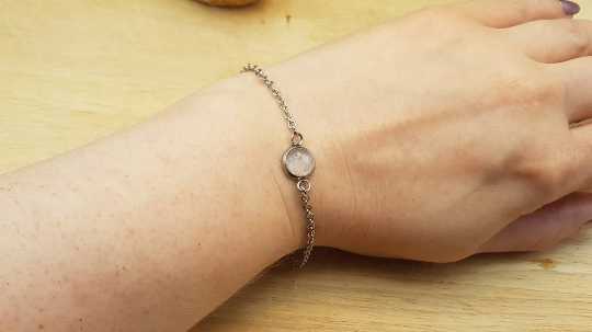 Rose Quartz chain Bracelet