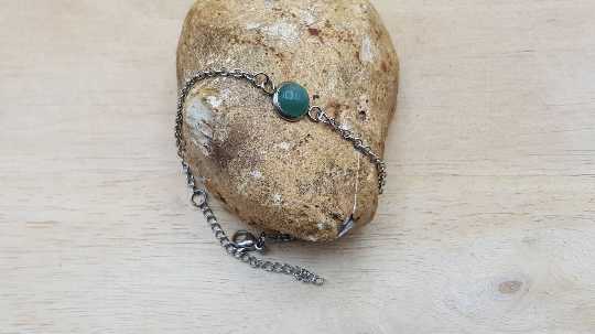 Aventurine chain bracelet