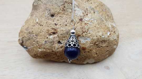 Sodalite cone pendant