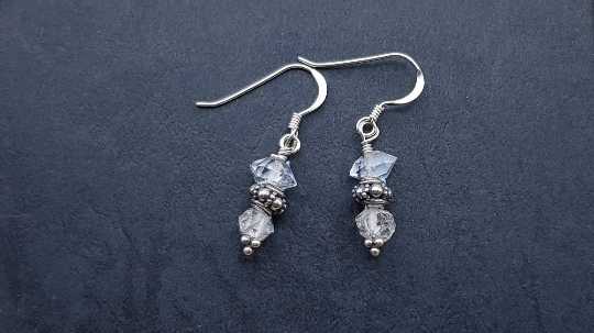 Herkimer Diamond earrings