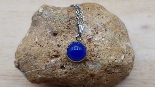 Blue Onyx Pendant