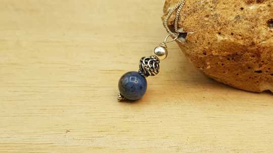 Small Dumortierite pendant