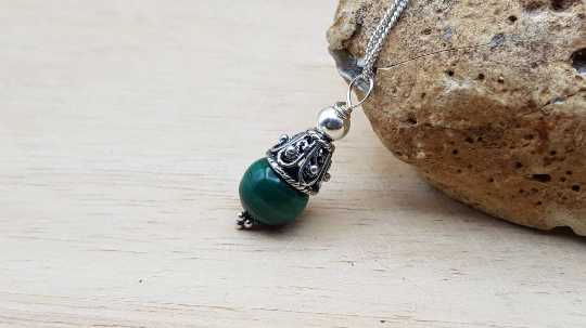 Malachite pendant