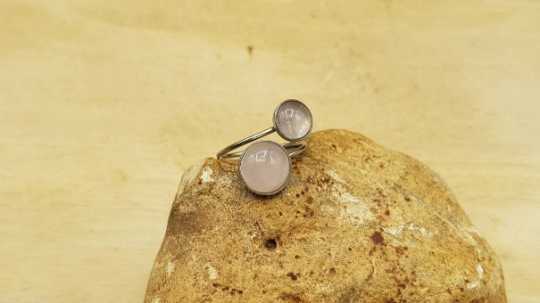 Rose Quartz ring