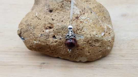 Sardonyx cone pendant