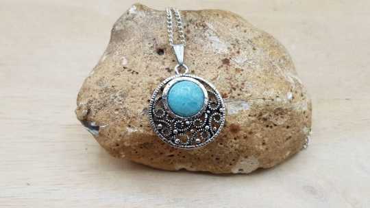 Boho Amazonite necklace