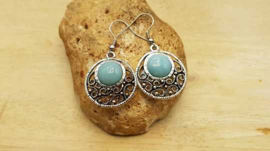 Boho Amazonite earrings