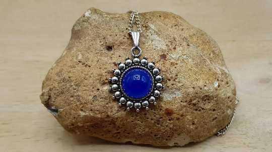 Boho Blue Onyx Pendant