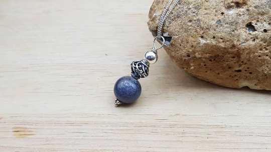 Minimalist Sapphire Pendant