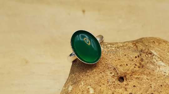 Green Onyx Ring