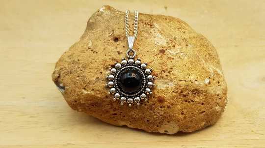 Boho Black Onyx Pendant