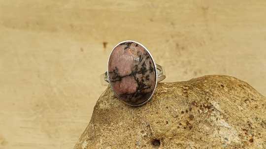 Rhodonite ring 18mm