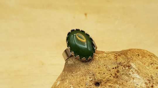 Hypoallergenic Jade ring