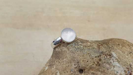 Pink Chalcedony ring