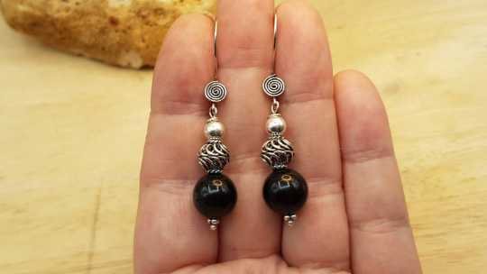 Tourmaline dangle earrings