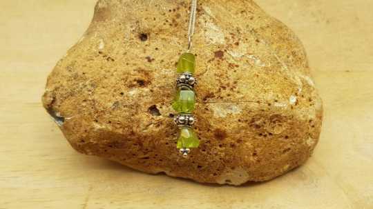 Silver Peridot pendant