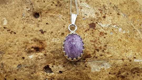 Tiny Charoite pendant