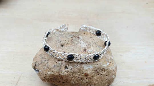 Hypersthene Cuff bracelet