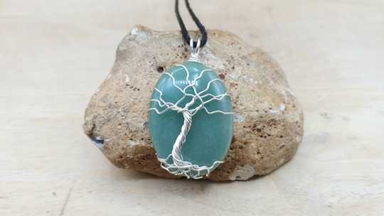 Aventurine Tree of Life Pendant