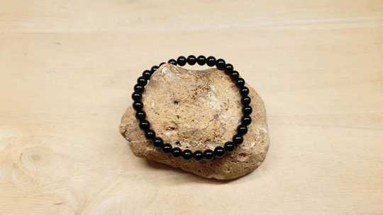 Stretch Black Tourmaline bracelet