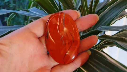 Red Jasper Worry Stone