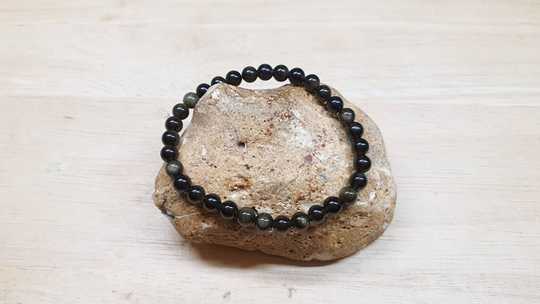 Rainbow Obsidian Stretch Bracelet