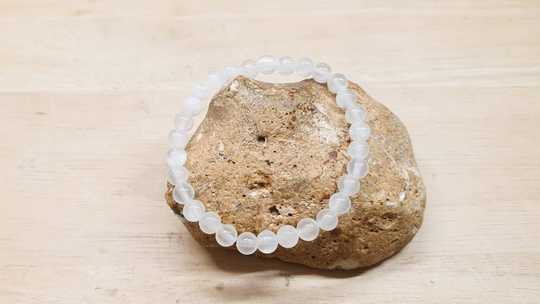 Selenite stretch bracelet