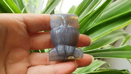 Grey Agate Owl