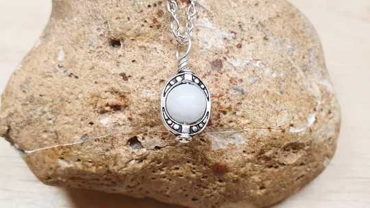 Tiny Celestite pendant